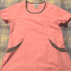 Pink SB Scrubs XS Scrub Top